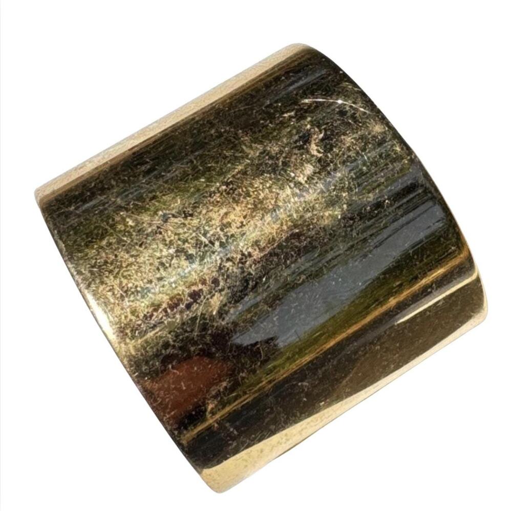 Vintage Vendome Signed Gold Tone Cuff Bracelet